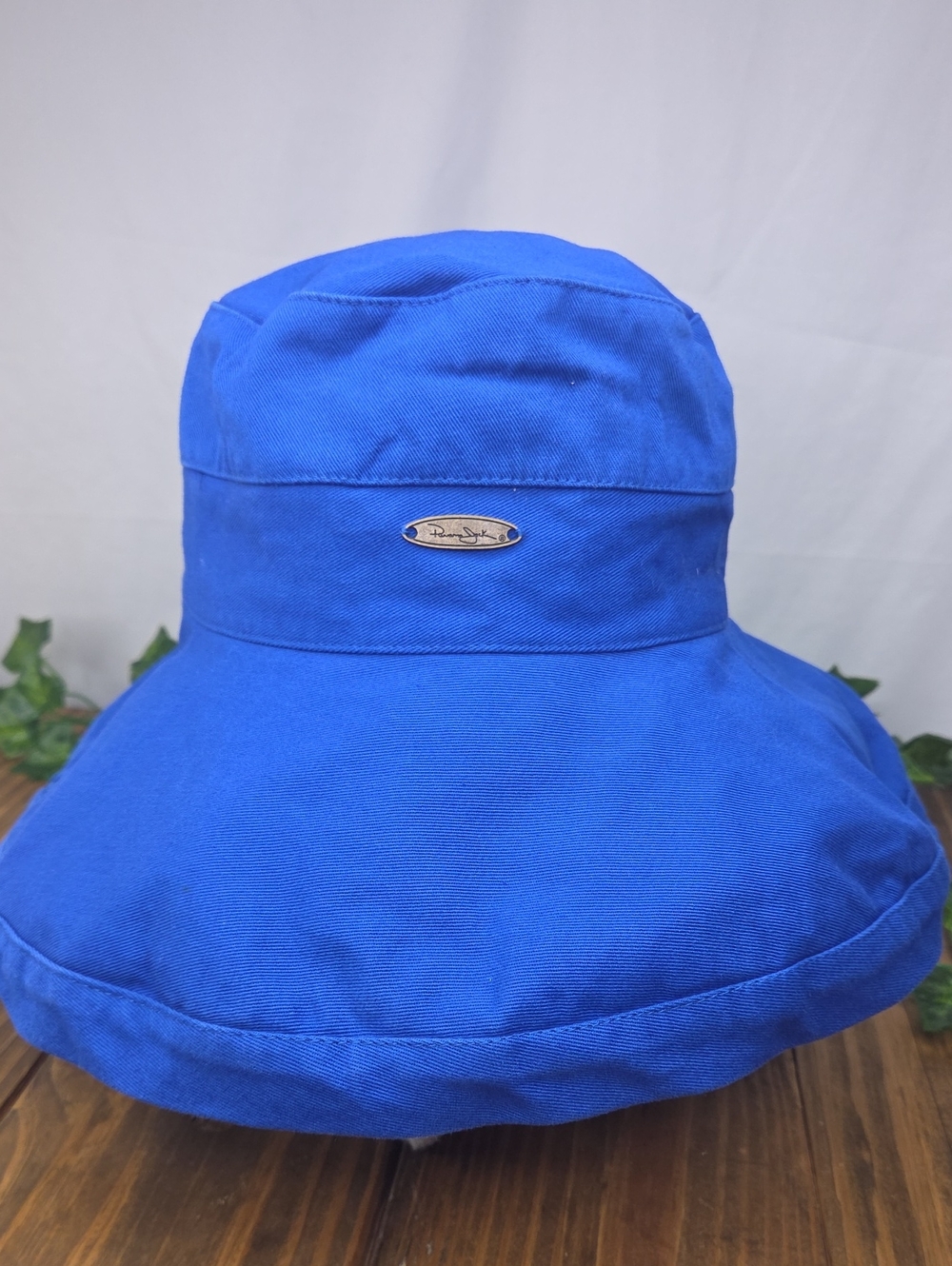 Panama Jack Royal Blue Wide-Brim Sun Hat